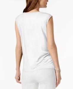 Alternative view of Kasper Crossover Cutout Top
