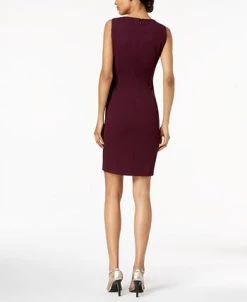 Alternative view of Calvin Klein Starburst Sleeveless Sheath Dress